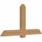 Ekena Millwork Eugene Smooth Timber Gable Bracket, Western Red Cedar, 60"W x 32"H x 3 1/2"D x 5 1/2"F, 13/12 Pitch GBW060X32X0406EUG00SWR - alternate 3